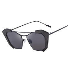 Half Framed Cat Eye Twin Beam Sunglass