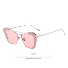 Half Framed Cat Eye Twin Beam Sunglass