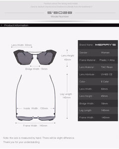 Half Framed Cat Eye Twin Beam Sunglass