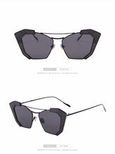 Half Framed Cat Eye Twin Beam Sunglass