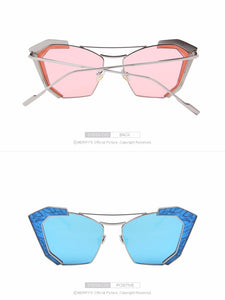 Half Framed Cat Eye Twin Beam Sunglass