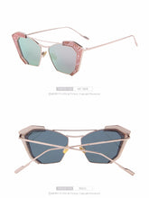 Half Framed Cat Eye Twin Beam Sunglass