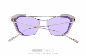 Half Framed Cat Eye Twin Beam Sunglass