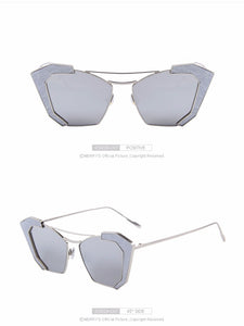 Half Framed Cat Eye Twin Beam Sunglass