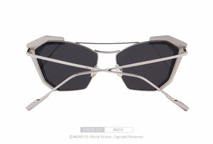 Half Framed Cat Eye Twin Beam Sunglass