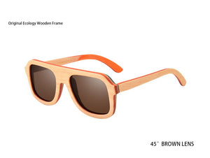 Sporty Trend Wooden Sunglass