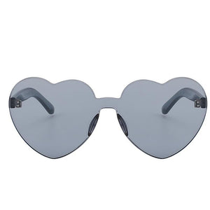 Rimless Heart Shape Sunglass