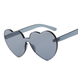 Rimless Heart Shape Sunglass