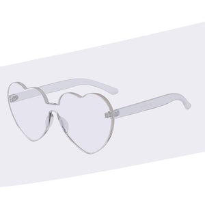 Rimless Heart Shape Sunglass