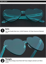 Rimless Heart Shape Sunglass